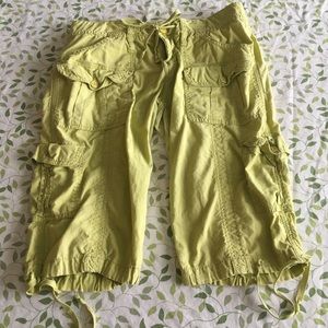 Unique Lime Green Cargo Shorts!